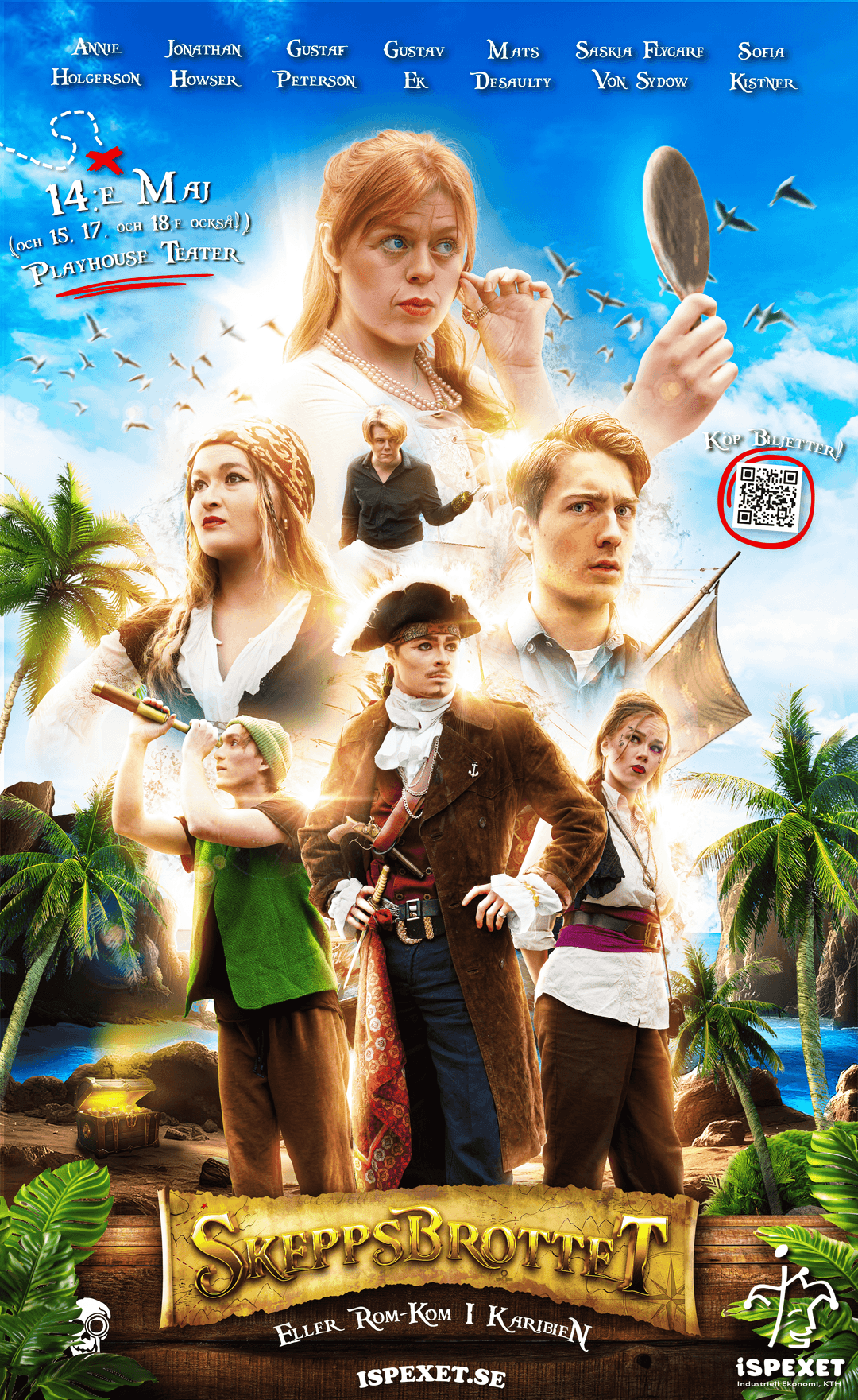 Skeppsbrottet eller rom-kom i Karibien